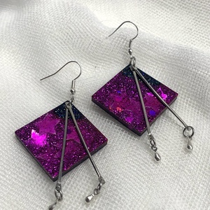 Cercei handmade  pentru ocazii speciale 00980 - bijuterii - cercei - Artynos.ro