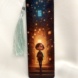 Semn de carte din lemn, decorat manua 00983, Carti si creatii cu tematica muzicala, cadouri, Semn de carte, Decoupage, transfer si tehnici servetel, ARTYNOS