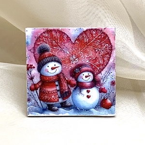 Magnet de frigider - decorat manual 01048 - Artynos.ro