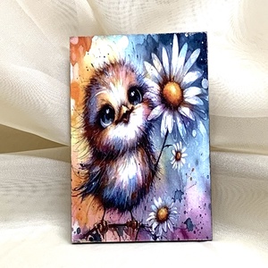 Magnet de frigider - decorat manual 01062, Casa & Stil de viata, Accesorii pentru echipamente de bucatarie, Decoratii de bucatarie, Magneti de frigider, Decoupage, transfer si tehnici servetel, ARTYNOS