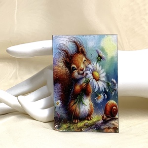 Magnet de frigider - decorat manual 01064 - Artynos.ro