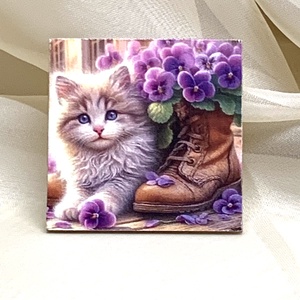 Magnet de frigider - decorat manual 01068 - Artynos.ro