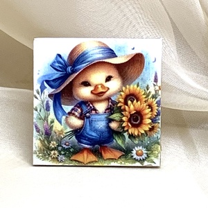 Magnet de frigider - decorat manual 01073, Casa & Stil de viata, Accesorii pentru echipamente de bucatarie, Decoratii de bucatarie, Magneti de frigider, Decoupage, transfer si tehnici servetel, ARTYNOS