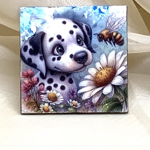 Magnet de frigider - decorat manual 01076 - Artynos.ro
