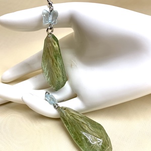 cercei cu spice de grâu 01095 - bijuterii - cercei - cercei din rășină - Artynos.ro