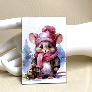 Magnet de frigider - decorat manual 01102 - Artynos.ro