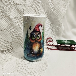 Suport lumanare decorat manual 01105 - Artynos.ro