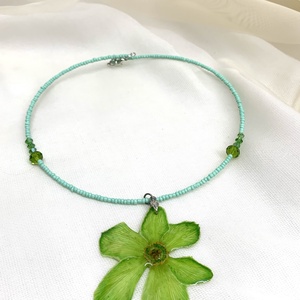 Colier cu flori naturale Narcisa 01132   -  - Artynos.ro