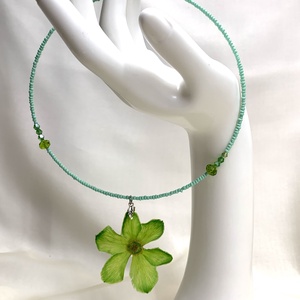 Colier cu flori naturale Narcisa 01132   -  - Artynos.ro