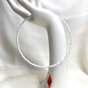 Colier-pandantiv cu flori naturale  01138 - bijuterii - coliere - coliere cu pandative - Artynos.ro