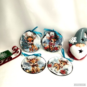 cadou pentru Craciun 01143, Craciun, Decoratiuni de Craciun de casa, Globuri de Craciun, Decoupage, transfer si tehnici servetel, ARTYNOS