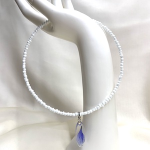 Colier-pandantiv cu flori naturale 01153 - bijuterii - coliere - coliere cu pandative - Artynos.ro