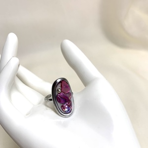 Inel cu scoici veritabile Abalone (Paua) 01163 - bijuterii - inele - inele cu figurine - Artynos.ro