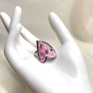 Inel cu scoici veritabile Abalone (Paua) 01166 - bijuterii - inele - inele cu figurine - Artynos.ro