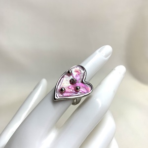 Inel cu scoici veritabile Abalone (Paua) 01166, Bijuterii, Inele, Inele cu figurine, Confectionarea bijuteriilor, ARTYNOS