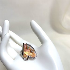 Inel cu scoici veritabile Abalone (Paua) 01168 - bijuterii - inele - inele cu figurine - Artynos.ro