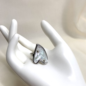 Inel cu scoici veritabile Abalone (Paua) 01169 - bijuterii - inele - inele cu figurine - Artynos.ro