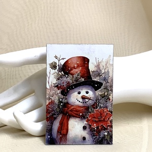 Magnet de frigider - decorat manual 01183, Casa & Stil de viata, Accesorii pentru echipamente de bucatarie, Decoratii de bucatarie, Magneti de frigider, Decoupage, transfer si tehnici servetel, ARTYNOS