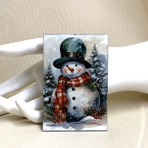 Magnet de frigider - decorat manual 01184, Casa & Stil de viata, Accesorii pentru echipamente de bucatarie, Decoratii de bucatarie, Magneti de frigider, Decoupage, transfer si tehnici servetel, ARTYNOS