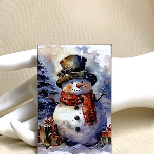 Magnet de frigider - decorat manual 01190, Casa & Stil de viata, Accesorii pentru echipamente de bucatarie, Decoratii de bucatarie, Magneti de frigider, Decoupage, transfer si tehnici servetel, ARTYNOS