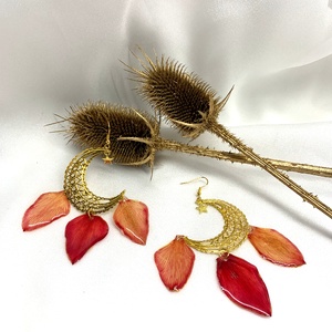 cercei cu Narcise 01194 - Artynos.ro