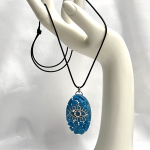 Colier cu pandantiv-talisman si pietre semipretioase 01206, Bijuterii, Coliere, Coliere din pietre semipretioase, Confectionarea bijuteriilor, ARTYNOS