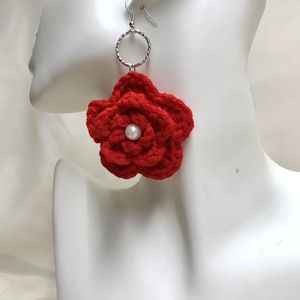 Cercei croșetați 01232 - bijuterii - cercei - cercei croșetați - Artynos.ro