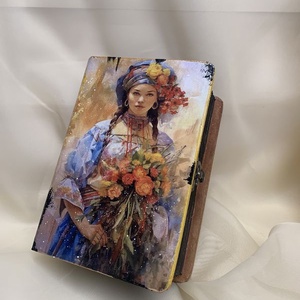 Cutie - caseta de bijuterii decorata manual 01278 - casă & stil de viață - seturi de cadou - Artynos.ro