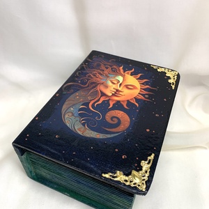 Cutie - caseta de bijuterii decorata manual 01282 - bijuterii - suporturi și cutii de bijuterii - cutii de bijuterii - Artynos.ro