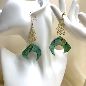 Cercei - pictati manual  00175 - Artynos.ro