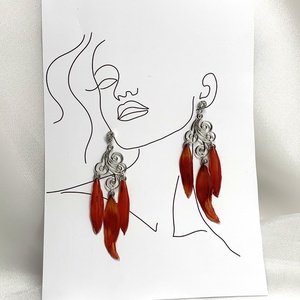 cercei cu Floarea Soarelui 01287 - bijuterii - cercei - cercei din rășină - Artynos.ro