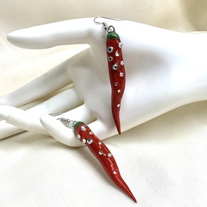 cercei pictati manual 01299 - bijuterii - cercei - cercei cu figurine - Artynos.ro