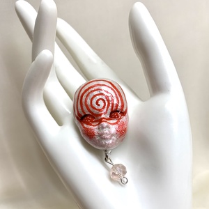 Brosa - cadouri femei 01307, Bijuterii, Brose, Confectionarea bijuteriilor, Lucrare cu argila, ARTYNOS