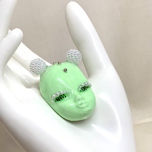 Brosa - cadouri femei 01314, Bijuterii, Brose, Confectionarea bijuteriilor, Lucrare cu argila, ARTYNOS