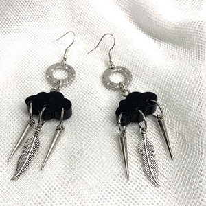 Cercei handmade din rasina 01329 - bijuterii - cercei - cercei din rășină - Artynos.ro