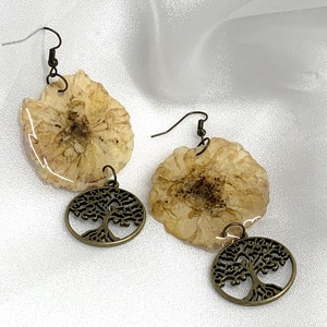 cercei cu Trandafiri 01333 - bijuterii - cercei - cercei din rășină - Artynos.ro