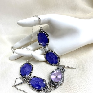 Colier-pandantiv cu Orhidee si ceas 01346  - bijuterii - seturi de bijuterii - Artynos.ro