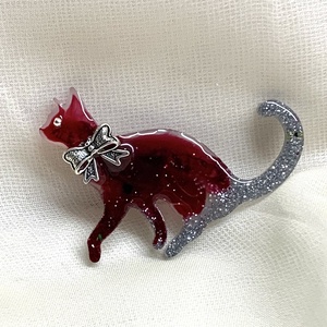 Brosa -pisica 00587, Bijuterii, Brose, Confectionarea bijuteriilor, ARTYNOS