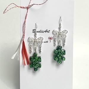   cercei -cadouri femei 01348 - bijuterii - cercei - cercei din rășină - Artynos.ro