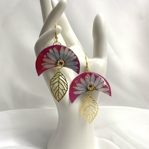   cercei-cadouri pentru femei 01353 - bijuterii - cercei - cercei din rășină - Artynos.ro