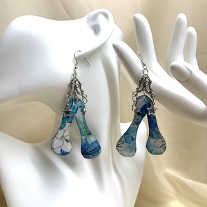 cercei-cadouri pentru femei 01354 - bijuterii - cercei - cercei din rășină - Artynos.ro