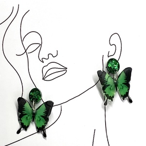 cercei-cadouri pentru femei 01358 - bijuterii - cercei - cercei din rășină - Artynos.ro