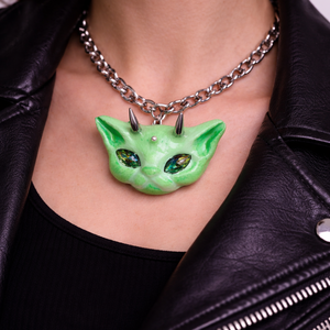 Broșă -pisică-cadouri femei 01306 - bijuterii - broșe - Artynos.ro