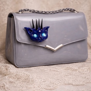 Broșă -pisică-cadouri femei 01303 - bijuterii - broșe - Artynos.ro