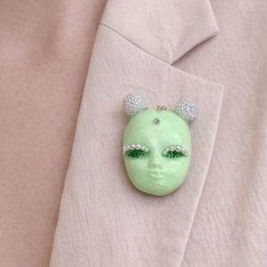 Brosa - cadouri femei 01314, Bijuterii, Brose, Confectionarea bijuteriilor, Lucrare cu argila, ARTYNOS