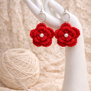 Cercei crosetati 01232 - Artynos.ro