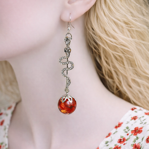 Cercei cu flori de Trandafir 01372 - Artynos.ro