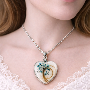 Pandantiv cu șuvițe de păr 01381 - bijuterii - coliere - pandative - Artynos.ro