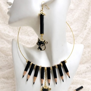 set bijuterii creioane 01835  - bijuterii - seturi de bijuterii - Artynos.ro