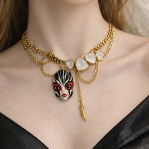  colier cu pandnativ -cadouri femei 01311 - bijuterii - coliere - coliere cu pandative - Artynos.ro